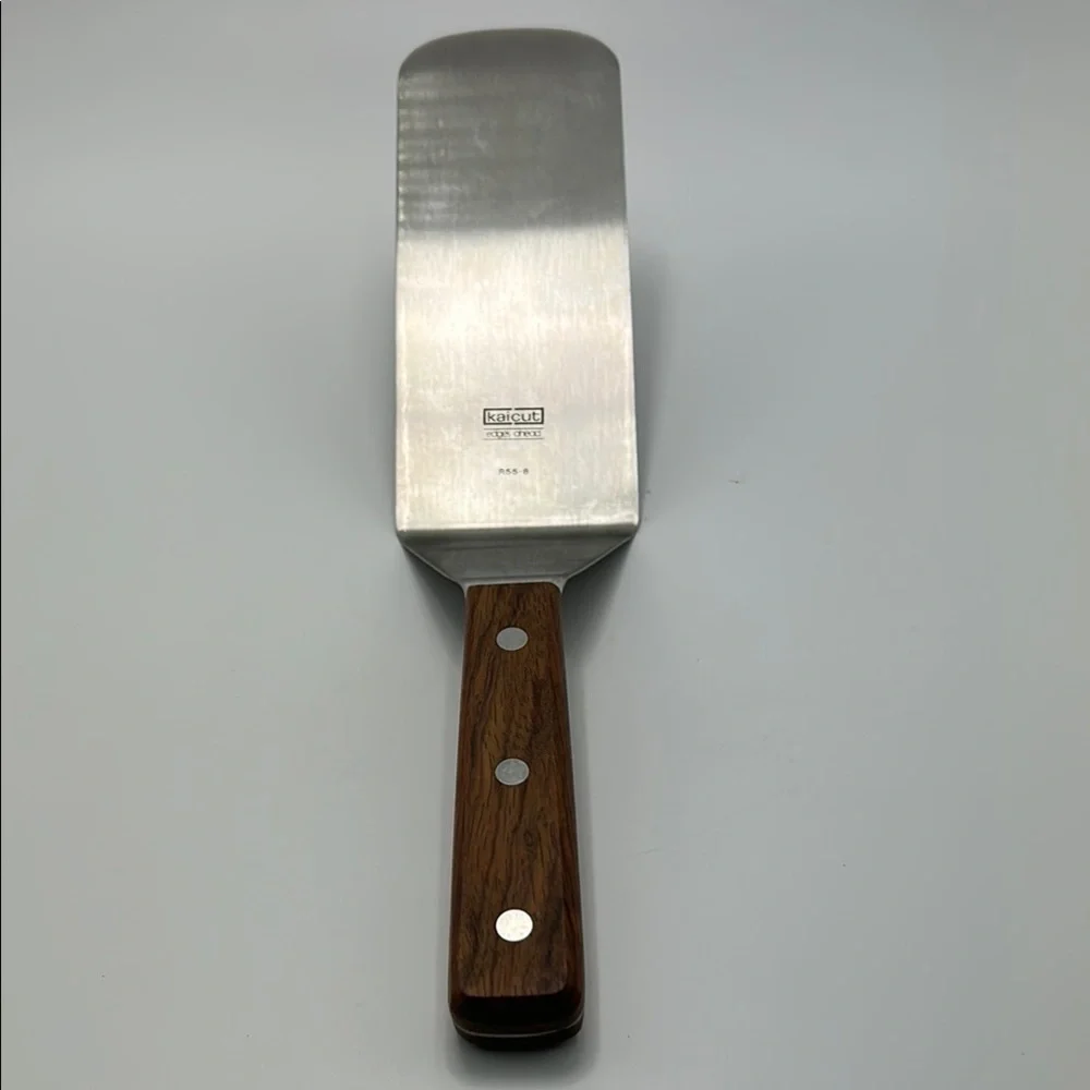 Vintage Kaicut Edges Ahead Turner Spatula Wood Handle‎ Made In Japan R55-8